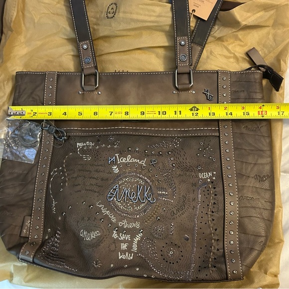 NWT. Anekke Iceland Tote bag mehrfarbig, with Dust bag. - Picture 15 of 16
